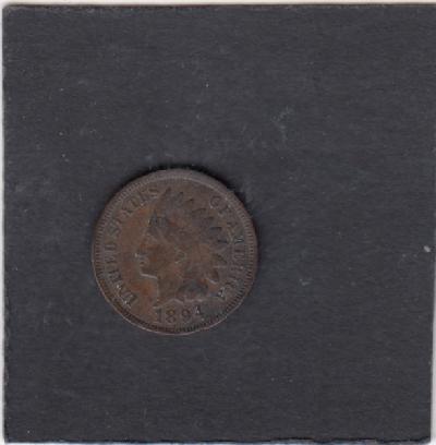 Beschrijving: 1 Cent INDIAN HAED